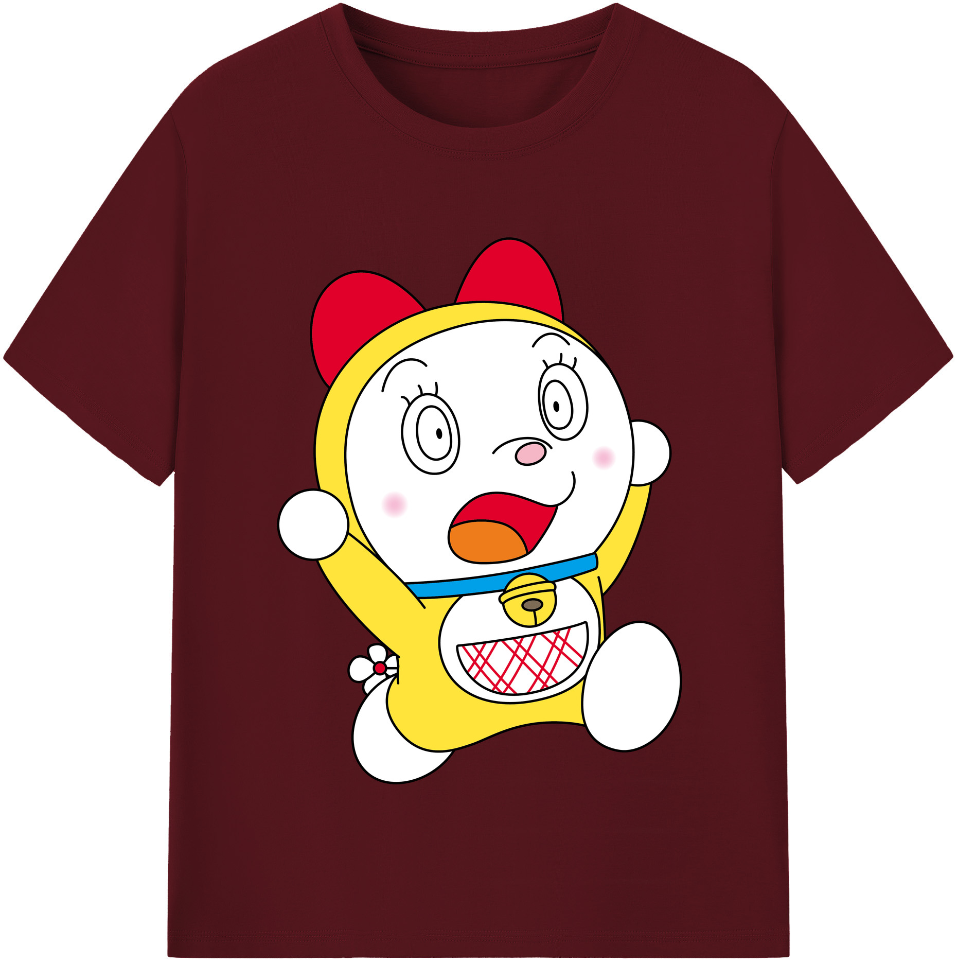 （画像用） ドラえもん ドラミ Doraemon Dorami 綿100％半袖Tシャツ（フロントプリント）